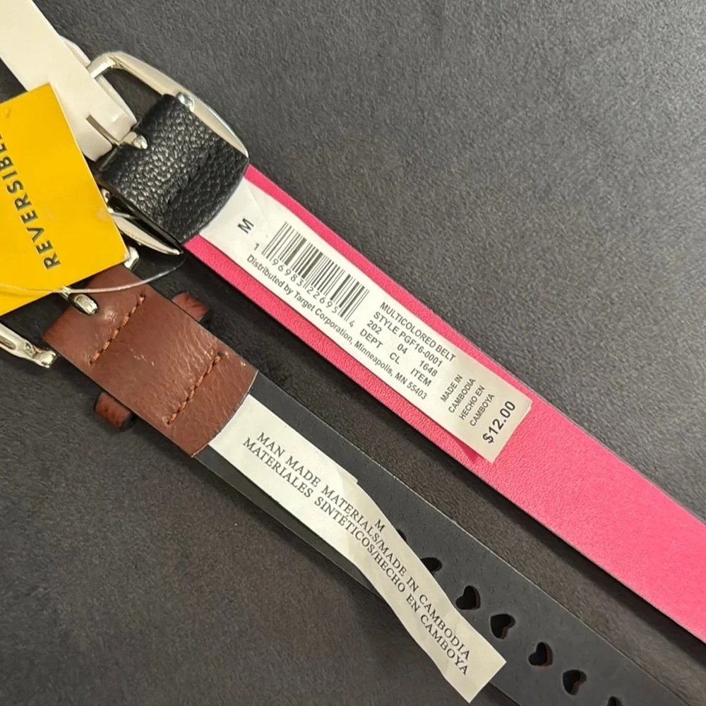 Cat & Jack Kid’s  Reversible Black and Brown Belt